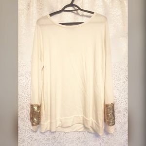 White Long Sleeve Top